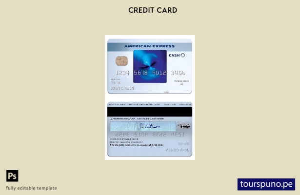 lista para imprimir la tarjeta USA Truist Bank Blue Cash Everyday® de la plantil